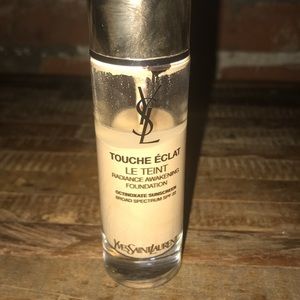 YSL touche eclat foundation in almond